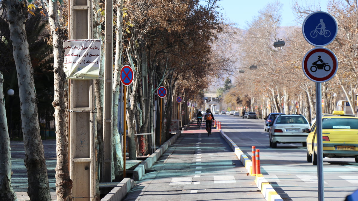 مسیر دوچرخه شیراز